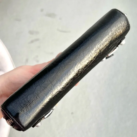 Balenciaga Extra Wide Wallet Clutch Black - Picture 5 of 9